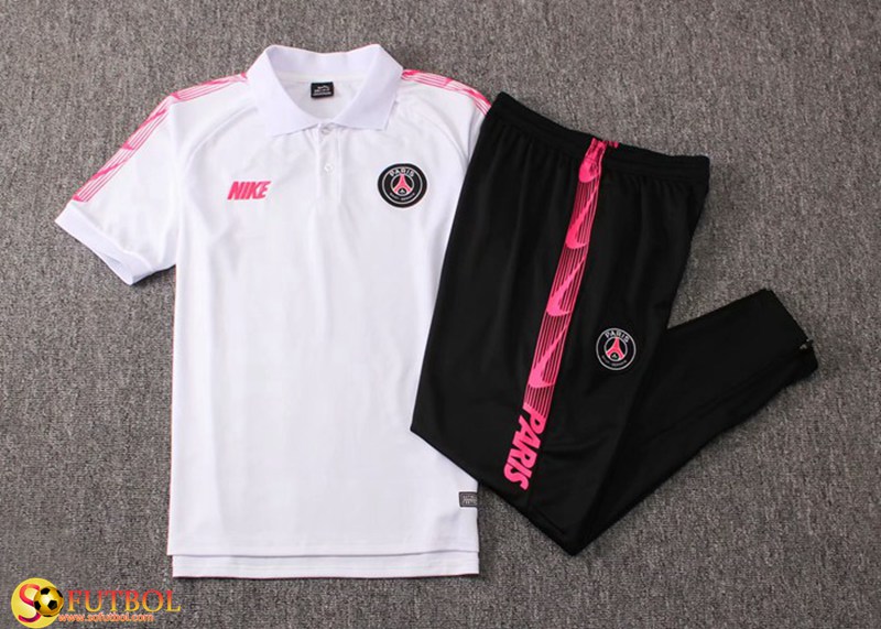 polo psg blanco