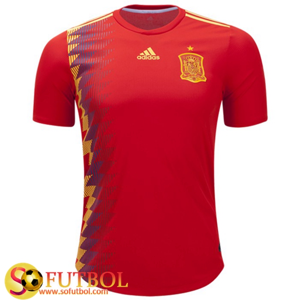 Camiseta Futbol España Primera UEFA Euro 2020 Calificador