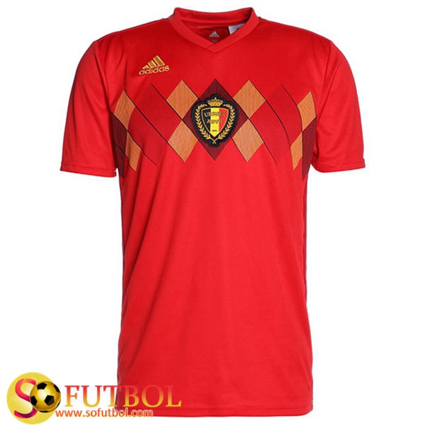 Camiseta Futbol Bélgica Primera UEFA Euro 2020 Calificador