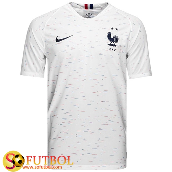 Camiseta Futbol Francia Segunda UEFA Euro 2020 Calificador