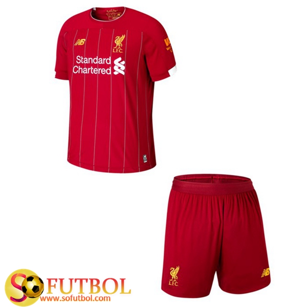 Camiseta + Pantalones FC Liverpool Niños Primera 2019/20