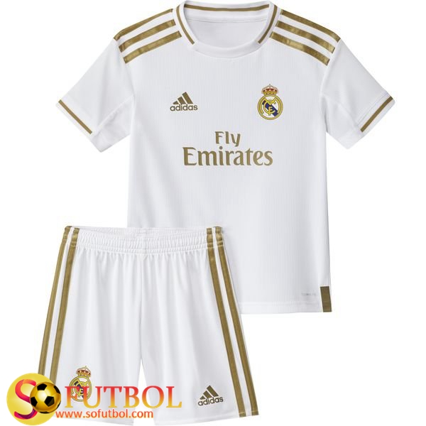 Camiseta + Pantalones Real Madrid Niños Primera 2019/20