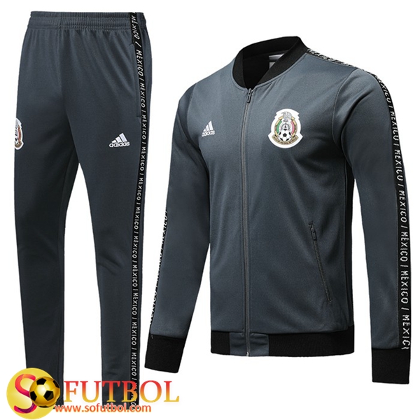 Chandal Futbol Messico Gris oscuro 2019/20 / Chaqueta y Pantalon Entrenamiento