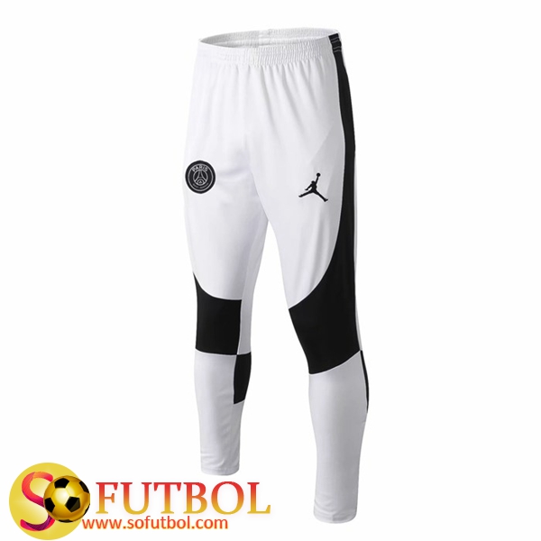 Nueva Chandal Futbol - Chaqueta + Pantalones PSG Jordan Blanco Negro 19/20