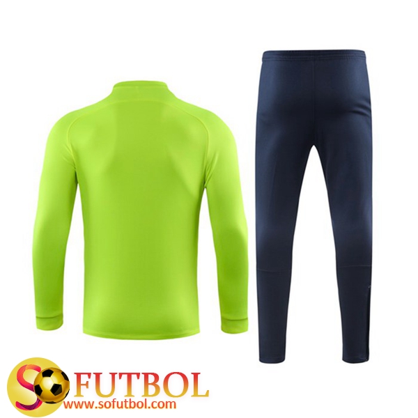 AAA + calidad tailandesa - Chandal de Manchester City Verde 2019 20 / Chaqueta y Pantalon Entrenamiento