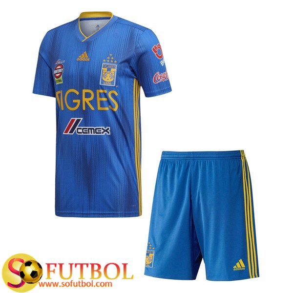 Camiseta Futbol Tigres UANL Ninos Segunda 2019/20