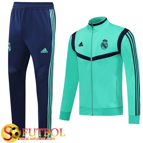 Disipar social Buscar AAA + calidad tailandesa | Chandal de Real Madrid Verde 2019 20 / Chaqueta  y Pantalon Entrenamiento