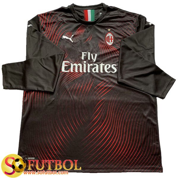 Camiseta Futbol Milan AC Tercera Manga Larga 2019/20