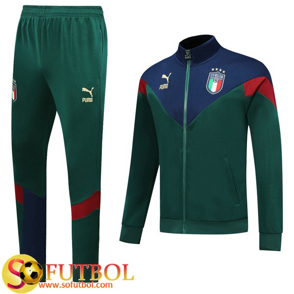 Chandal Futbol Italia Verde 2019/20 / Chaqueta y Pantalon Entrenamiento