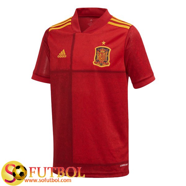 Camiseta Futbol España Primera UEFA Euro 2020