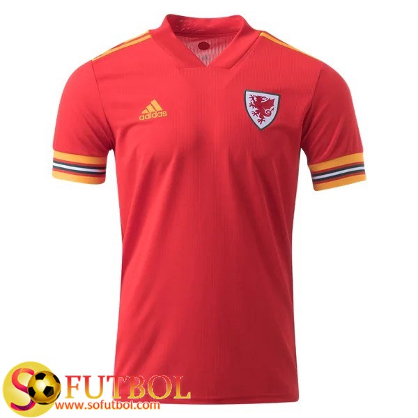 Camiseta Futbol Gales Primera UEFA Euro 2020