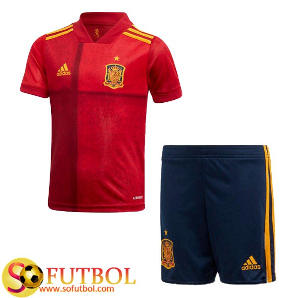 Camiseta Futbol España Niños Primera 2020/21