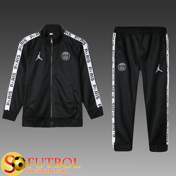 La Version Tailandesa Chandal De Psg Jordan Ninos Negro 2019 20