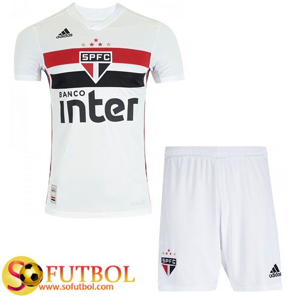 Camiseta + Pantalones Sao Paulo FC Ninos Primera 2019/20