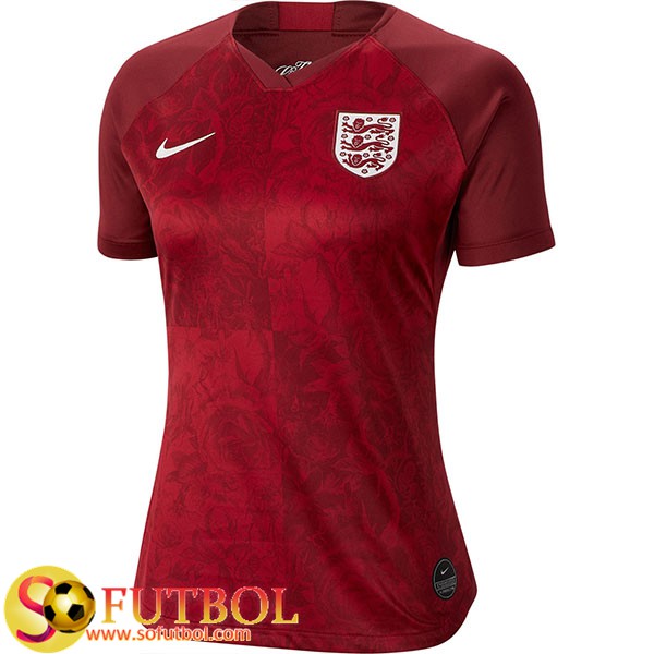 Camiseta Futbol Inglaterra Mujer Segunda Copa Mundial 2019