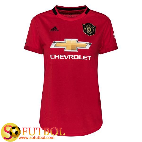 Camiseta Futbol Manchester United Mujer Primera 2019/20