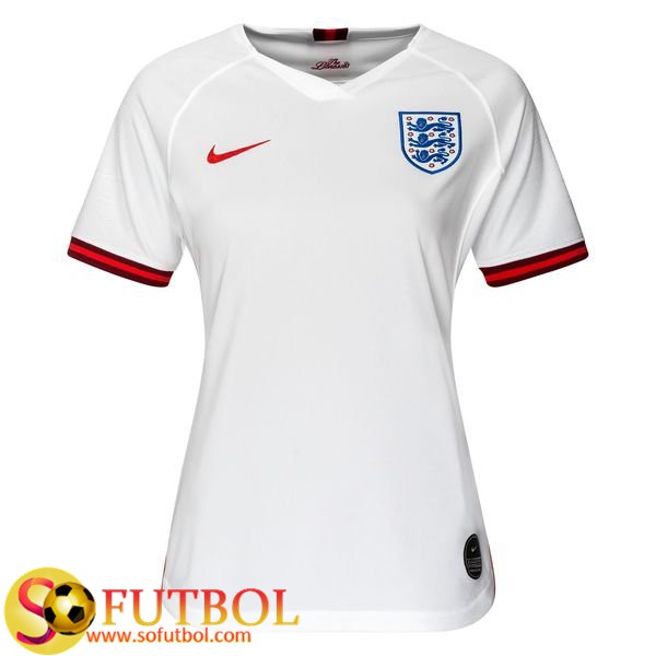 Camiseta Futbol Inglaterra Mujer Primera Copa Mundial 2019