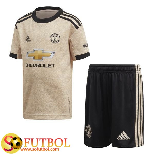 Camiseta + Pantalones Manchester United Ninos Segunda 19/20