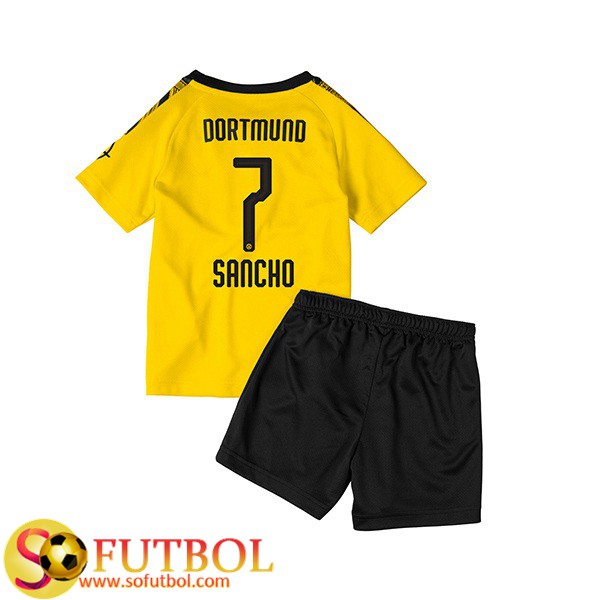 Camiseta Futbol Dortmund BVB (SANCHO 7) Ninos Primera 2019/20