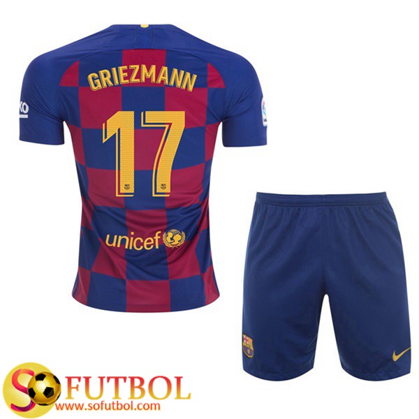 Camiseta Futbol FC Barcelona (GRIEZMANN 17) Ninos Primera 2019/20