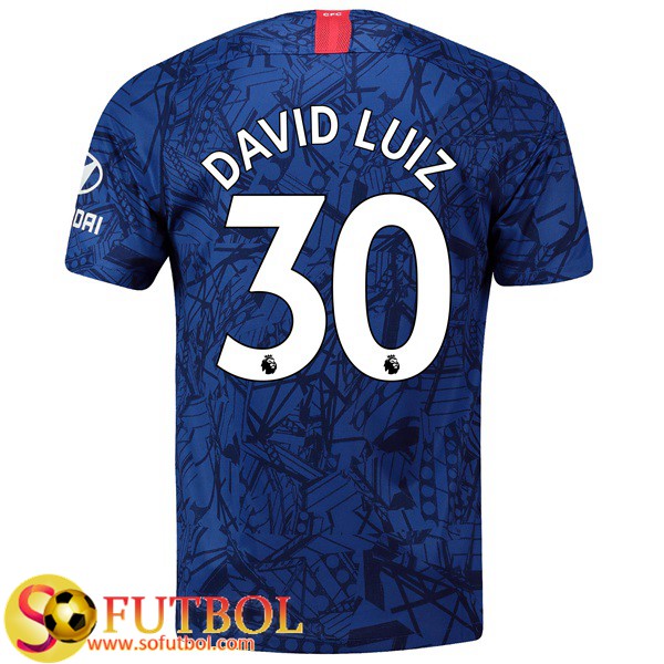 Camiseta Futbol FC Chelsea (David Luiz 30) Primera 2019/20