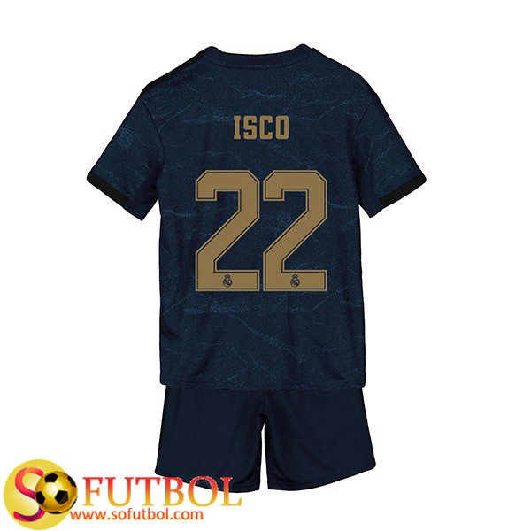 Camiseta Futbol Real Madrid (ISCO 4) Ninos Segunda 2019/20