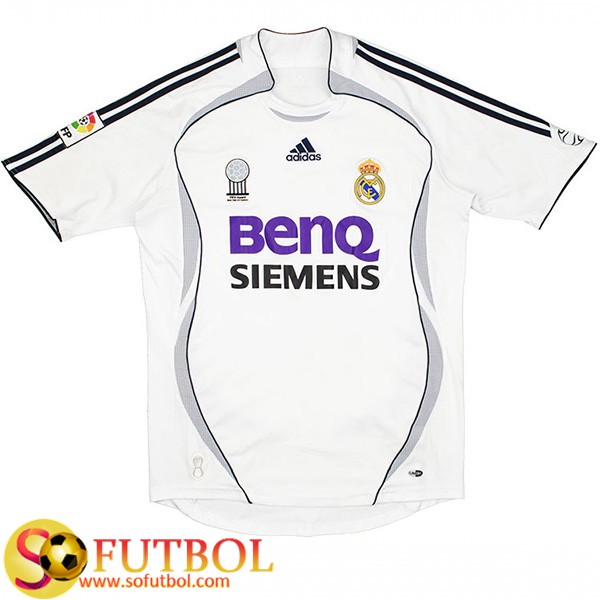 Camiseta Futbol Real Madrid Primera 2006/2007