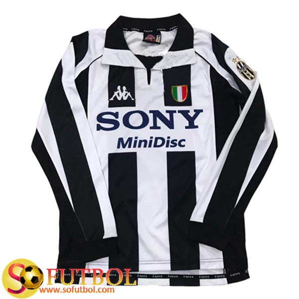 Camiseta Futbol Juventus Manga Larga Primera 1997/1998