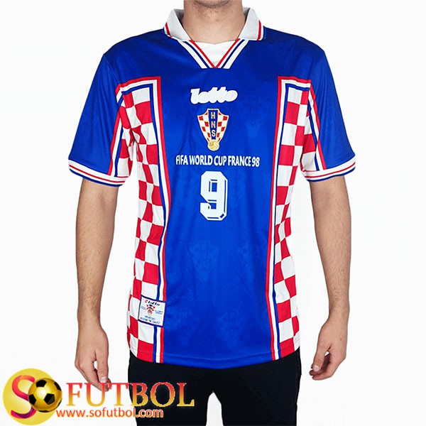 Camiseta Futbol Croacia Segunda 1998