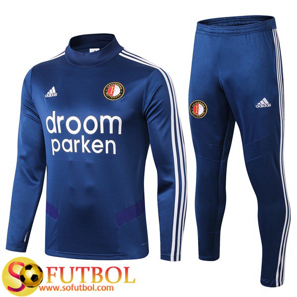 Chandal Futbol Feyenoord Rotterdam Azul 2019/20 / Sudadera y Pantalon Entrenamiento