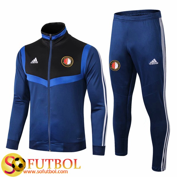 Chandal Futbol Feyenoord Azul Negro 2019/20 / Chaqueta y Pantalon Entrenamiento