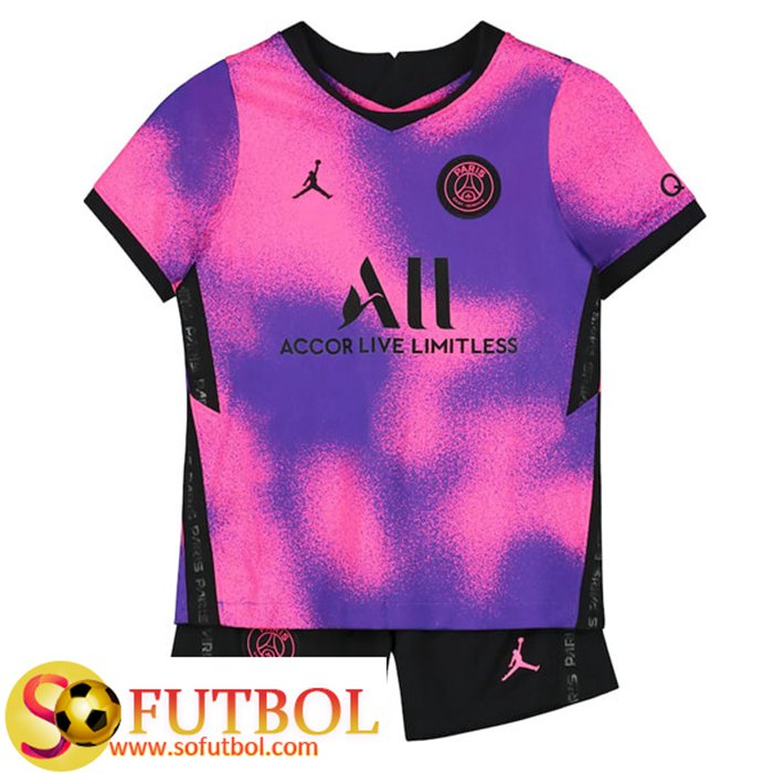 Camiseta Futbol PSG Jordan Ninos Fourth 2021/2022 Camiseta Futbol PSG Jordan Ninos Fourth 2021/2022
