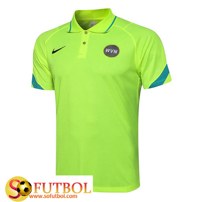 Camiseta Polo Futbol Inter Milan Verde 2021/2023