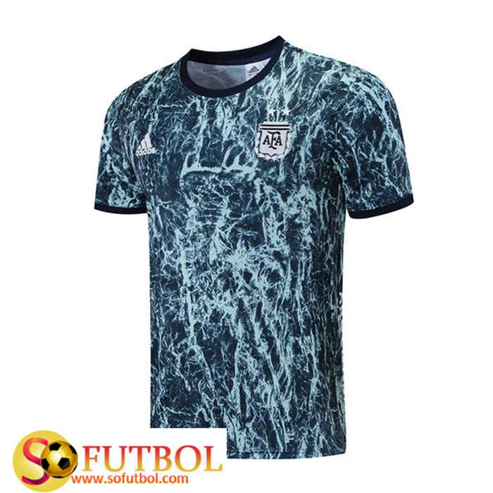 Camiseta Entrenamiento Argentina Negro/Azul 2021/2022