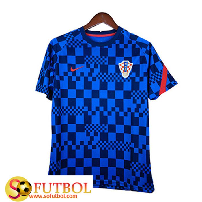 Camiseta Entrenamiento Croacia Azul 2021/2022
