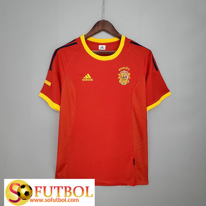 Camiseta Futbol España Retro Titular 2002