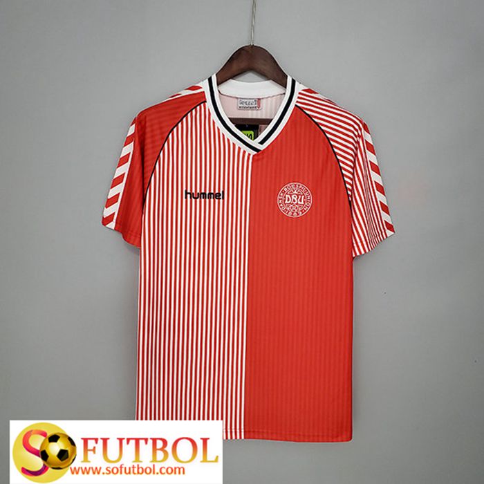 Camiseta Futbol Denmark Retro Titular 1986