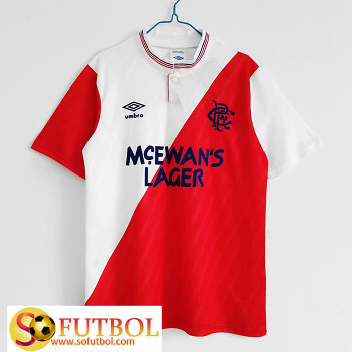 Camiseta Futbol Rangers FC Retro Alternativo 1987/1988