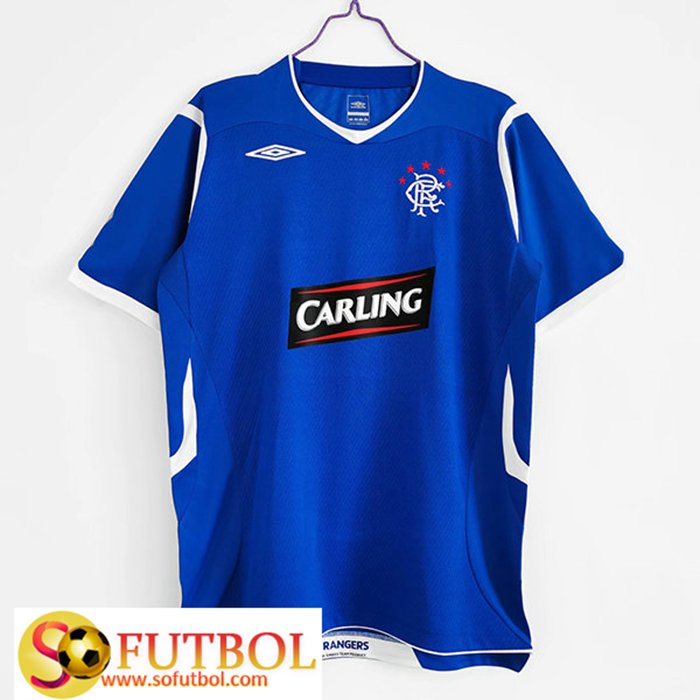 Camiseta Futbol Rangers FC Retro Titular 2008/2009