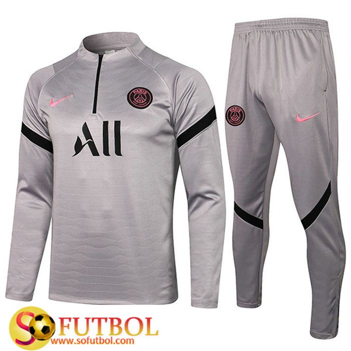 Asesor Turbina Cenar Diseño De Chandal Equipos De Futbol Jordan PSG Gris 2021/2022 Baratas