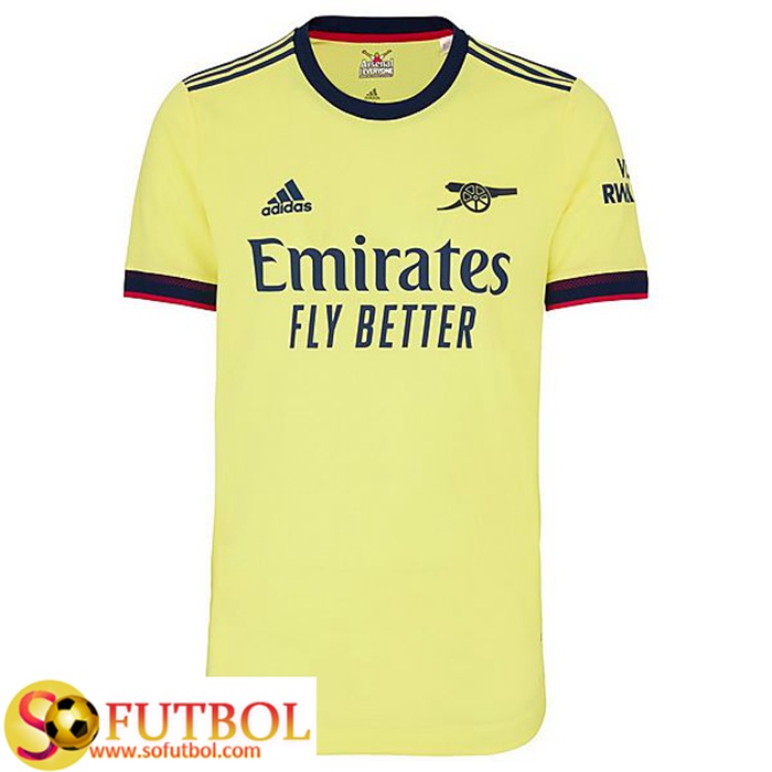 Camiseta Futbol Arsenal Alternativo 2021/2022 Camiseta Futbol Arsenal Alternativo 2021/2022