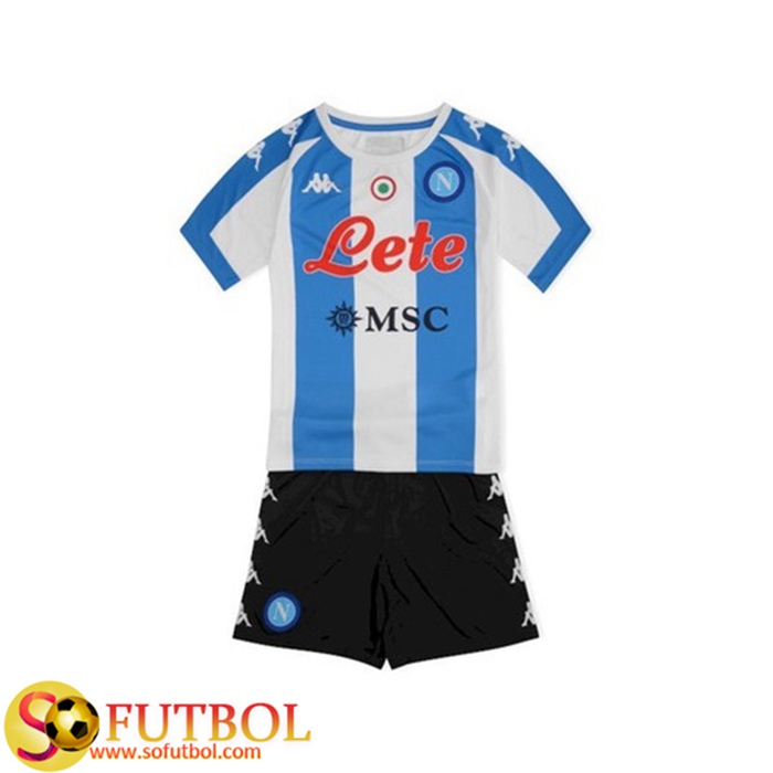 Camiseta Futbol SSC Napoli Niños Fourth 2020/2021