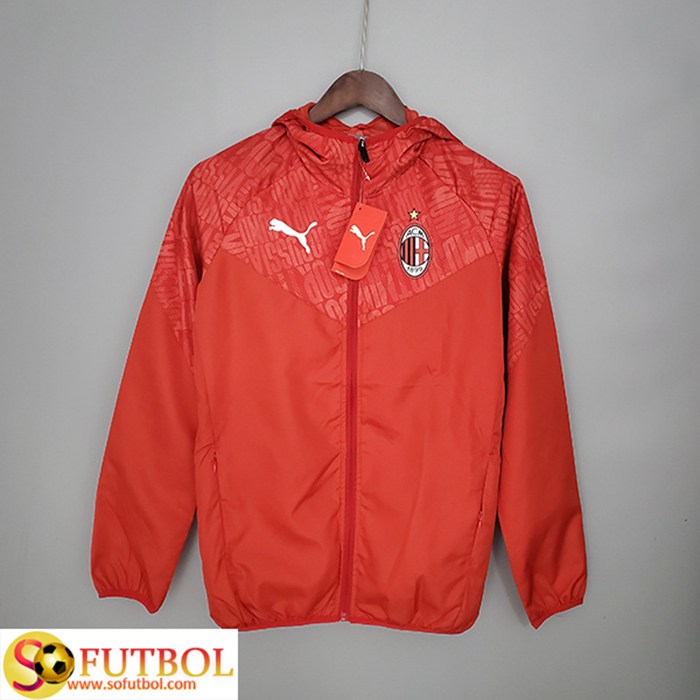 Rompevientos AC Milan Rojo 2021/2022 Rompevientos AC Milan Rojo 2021/2022