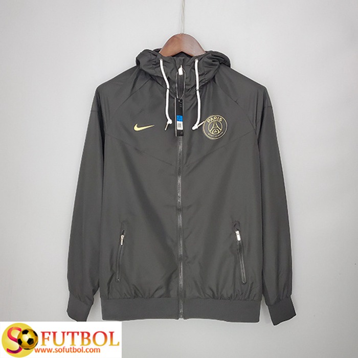 Rompevientos Jordan PSG Negro 2021/2022 Rompevientos Jordan PSG Negro 2021/2022