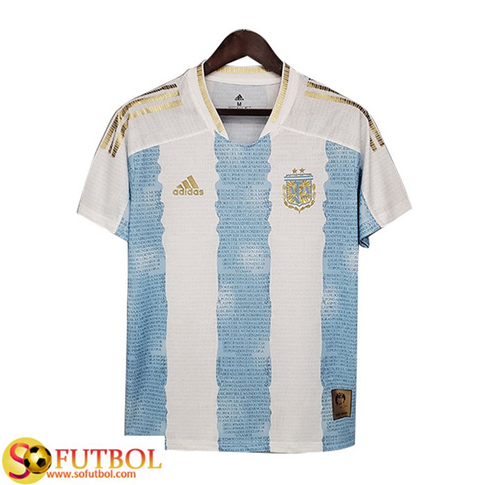 Camiseta Futbol Argentina Commemorative Edition Azul/Blanca 2021