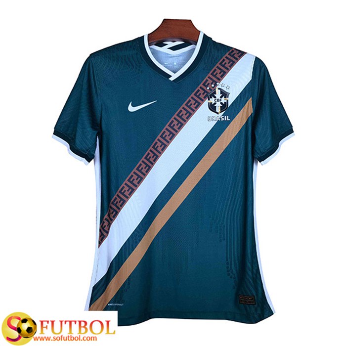 Camiseta Futbol Brasil Player Verde 2021