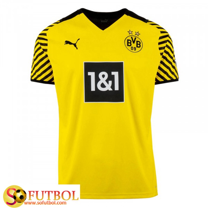 Camiseta Futbol Dortmund BVB Titular 2021/2022 Camiseta Futbol Dortmund BVB Titular 2021/2022