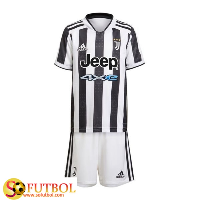 Camiseta Futbol Juventus Niños Titular 2021/2022