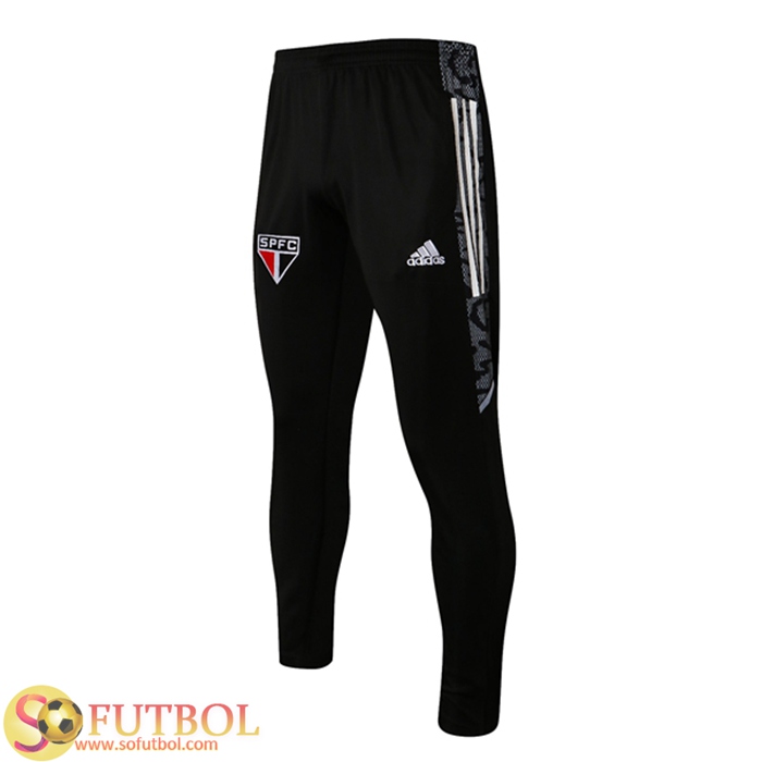 Pantalon Entrenamiento Sao Paulo FC Negro 2021/2022 Pantalon Entrenamiento Sao Paulo FC Negro 2021/2022