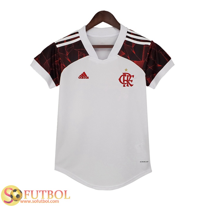 Camiseta Futbol Flamengo Mujer Alternativo 2021/2022 Camiseta Futbol Flamengo Mujer Alternativo 2021/2022